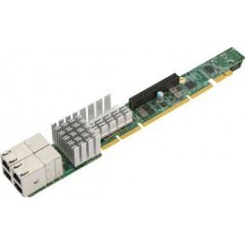 1U Ultra Riser with 2 10Gbase-T and 2 NVMe ports, Intel X540 (For Integration Only)