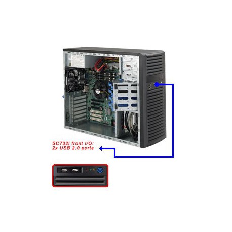 Obudowa Supermicro CSE-732I-500B