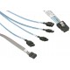 Kabel wewnętrzny odwrócony crossover MiniSAS na 4 xSATA Supermicro CBL-0294L-01