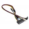 Kabel OCuLink na U.2 PCIE z zasilaniem 45cm Supermicro CBL-SAST-0955