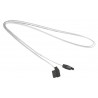 Kabel SATA wtyczka prosta i kąt prosty 70cm Supermicro CBL-0489L