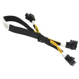 Kabel CPU 8pin prostokątna wtyczka na 8pin + 6pin prostokątna wtyczka PCIe 36cm Supermicro CBL-PWEX-0791