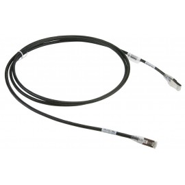 Kabel 10G RJ45 kat 6a czarny 2m Supermicro CBL-C6A-BK2M