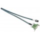 Kabel MiniSAS 1 portowy niskoprofilowy 85cm Supermicro CBL-0351L-LP