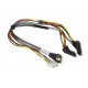 Kabel Slimline x8 na 2x U.2 PCIe z zasilaniem 55cm Supermicro CBL-SAST-0953