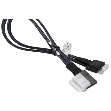 Kabel Supermicro SAS x8 to 2x OcuLink CBL-SAST-0817