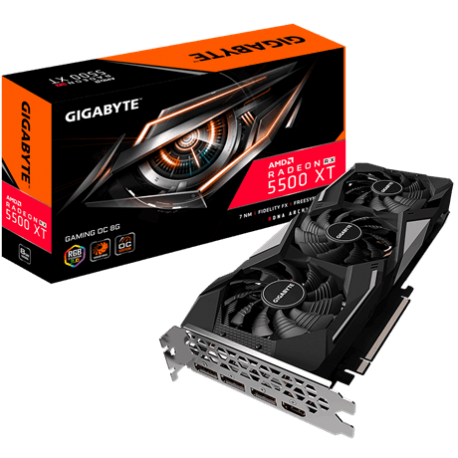 Gigabyte Radeon™ RX 5500 XT GAMING OC 8G Gigabyte Radeon™ RX 5500 XT GAMING OC 8G