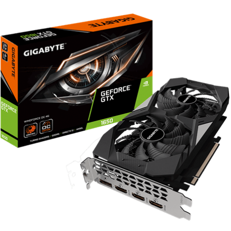 Gigabyte GeForce® GTX 1650 WINDFORCE OC 4G