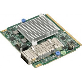 SIOM 1-port QSFP28 Omni Path controller, Intel OPA, with 1U bracket